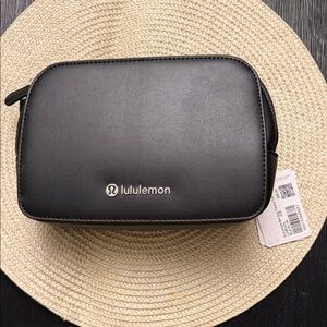 Lululemon Everywhere Black Belt Bag Cactus Leather